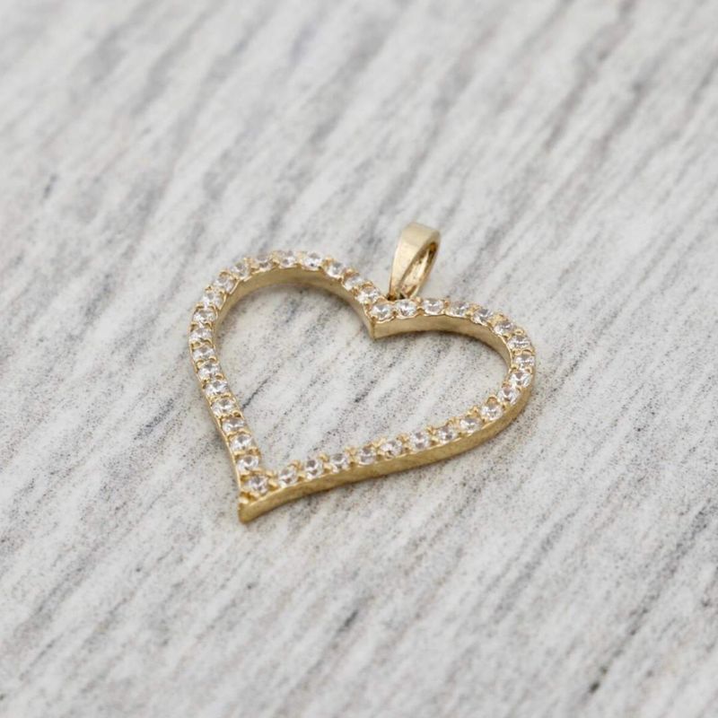 Pendentif Coeur en or 10K