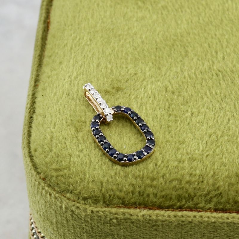 Collier Barre en or 10K et diamants