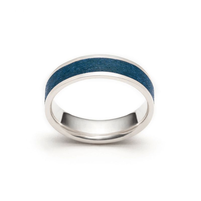 Bague Manic bleu lapis en argent sterling