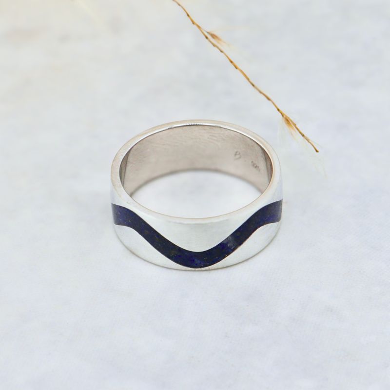 Bague jonc Vague