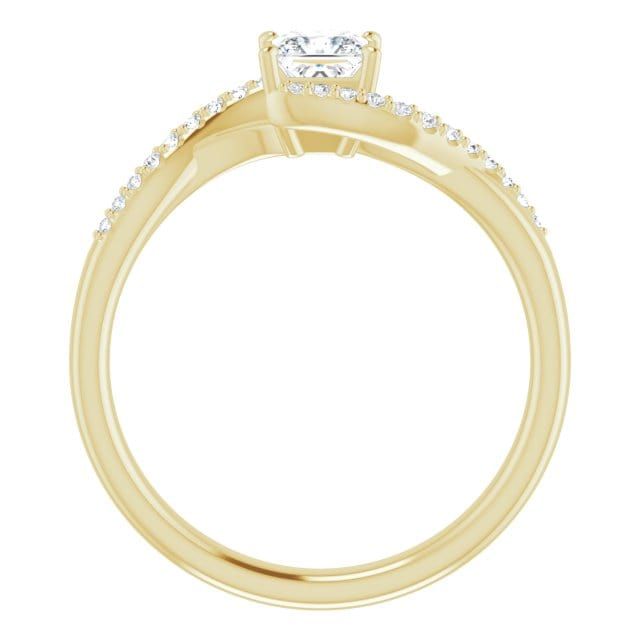Bague Princesse en or 14K et diamants
