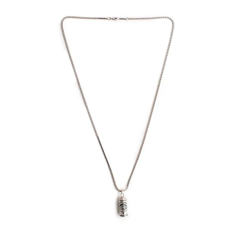 Collier boitier Protection en argent sterling - homme