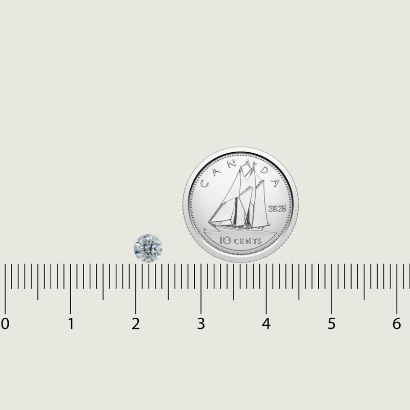 Diamant Naturel Taille Brillant Rond 0,30 ct E VS2
