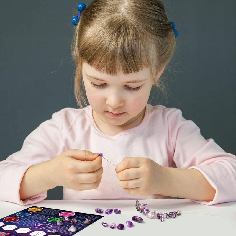 Ensemble découverte de creusement de pierres Diamant rose