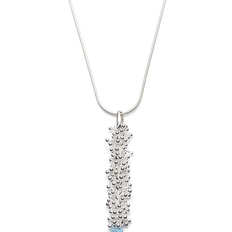 Collier ShikShok avec turquoises et argent