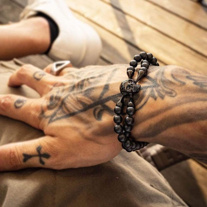 Bracelet SpiderHD pierres et acier