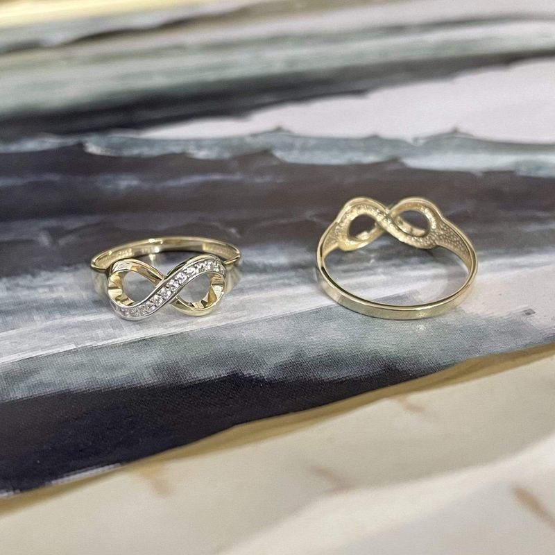 Bague infini en or 10K