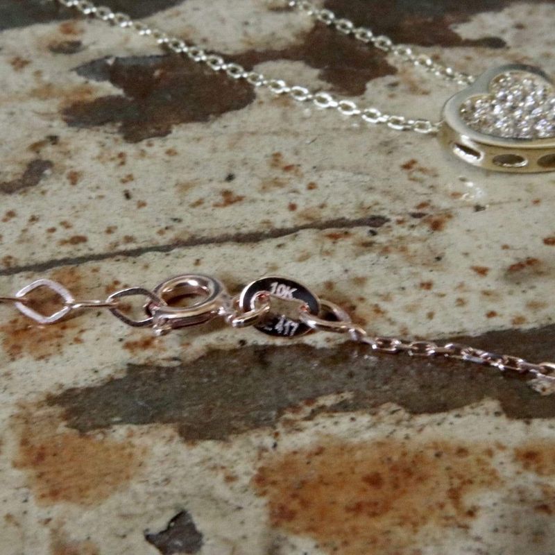 Collier Coeur en or 10K