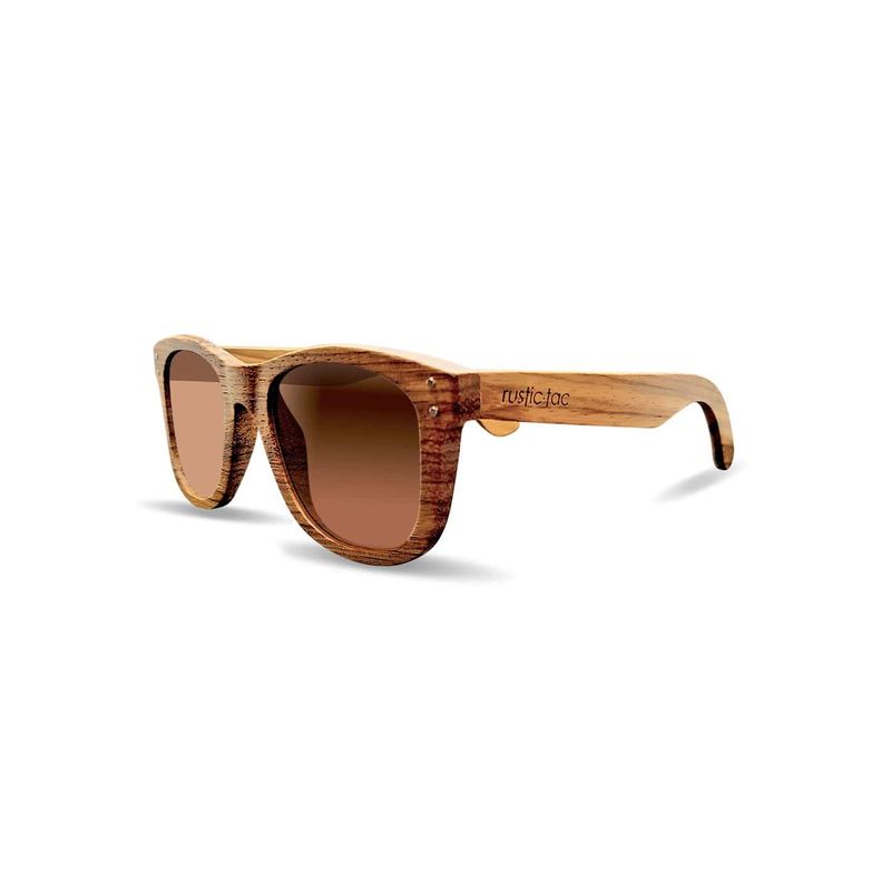 Lunette de soleil Sunwood en bois de Zébrano