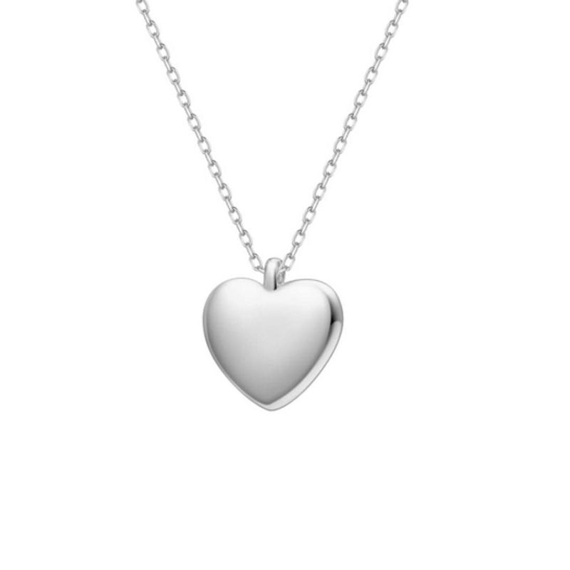 Collier Coeur Minimaliste en argent sterling