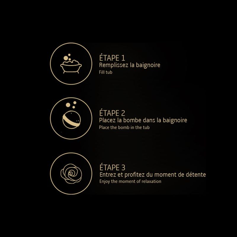 Trio de bombes de bain