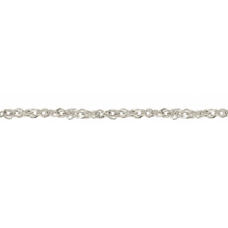 Chaine Singapour en argent sterling ou or 10K
