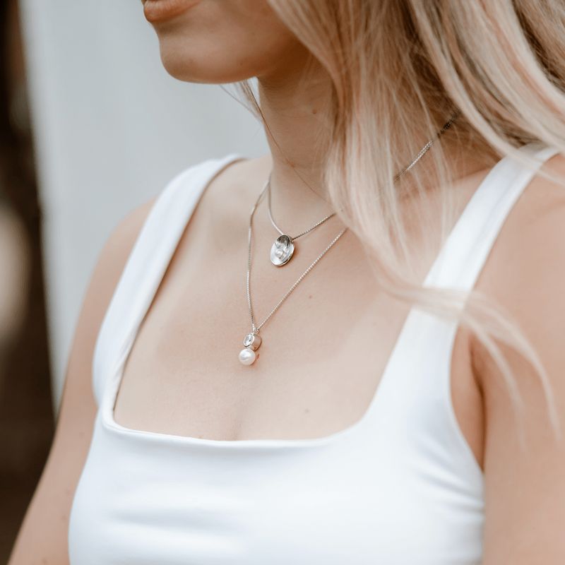 Collier Coralie en argent sterling