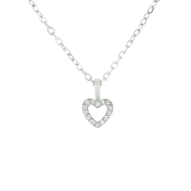 Collier Coeur en argent sterling