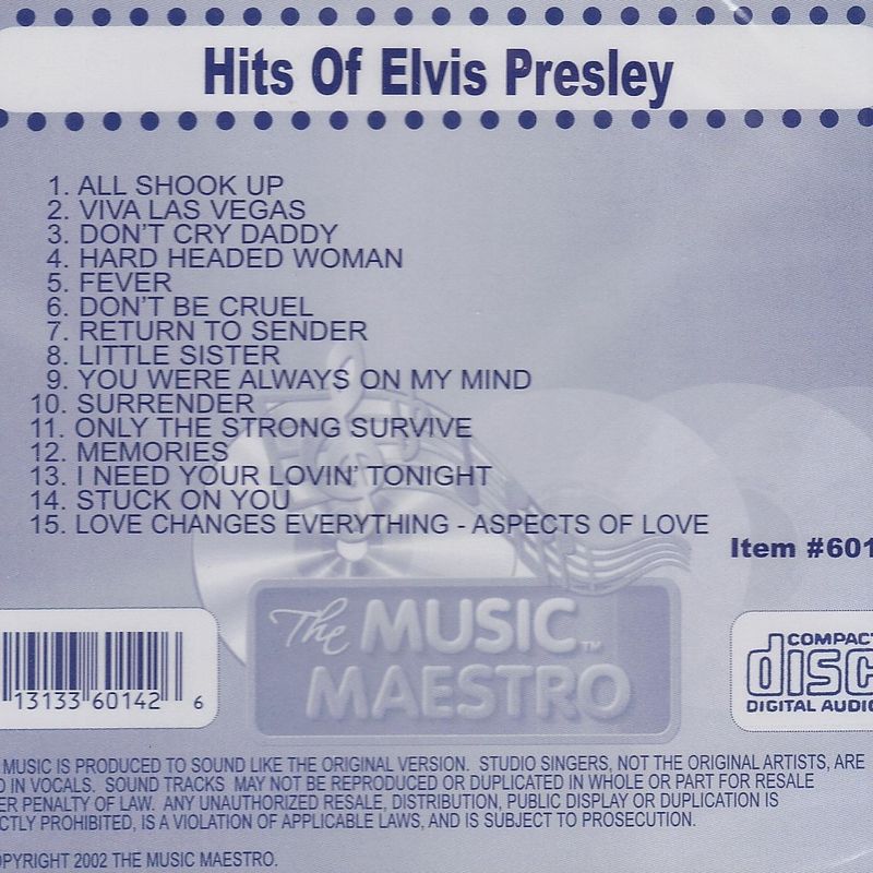 Hits of Elvis Presley • Music Maestro