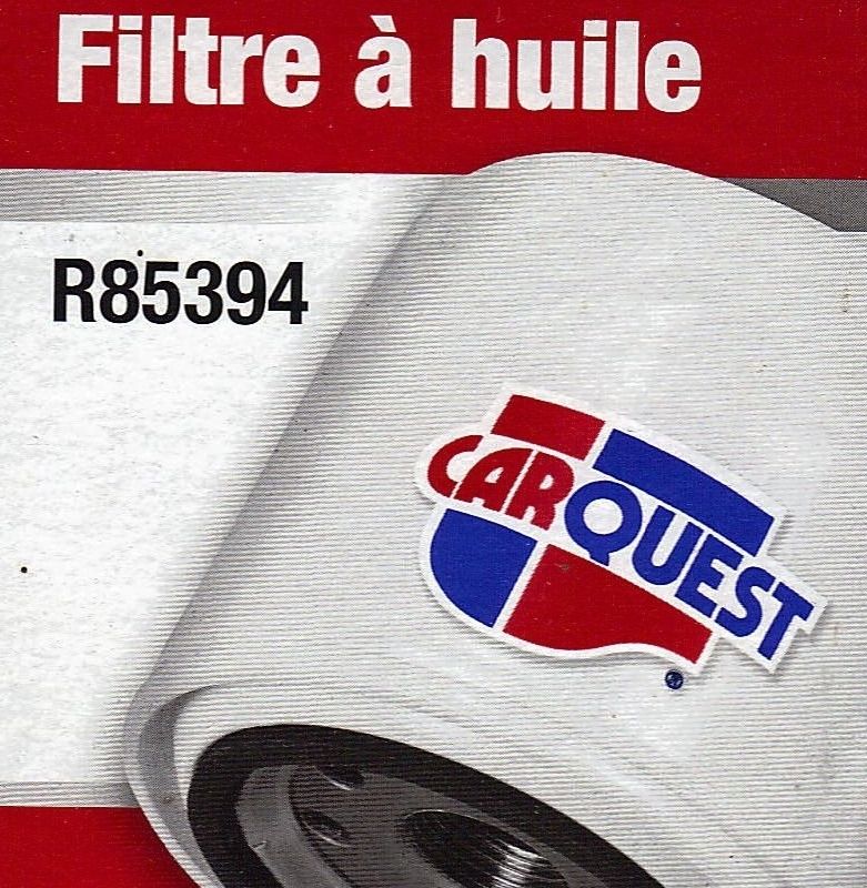 CarQuest R85394 filtre à huile moteur • CarQuest