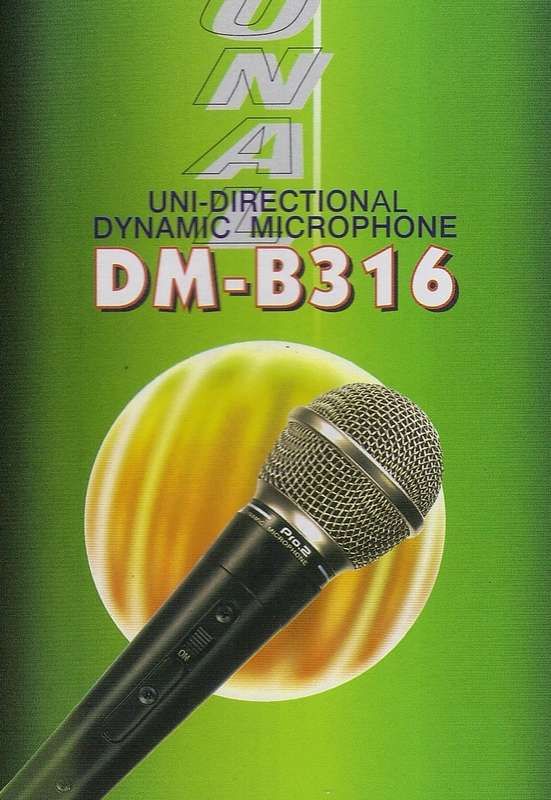 Microphone dynamique unidirectionnel • Pro2