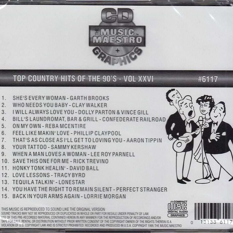 Top Country Hits of the 90’s - Volume XXVI • Met aussi en vedette Tracy Byrd