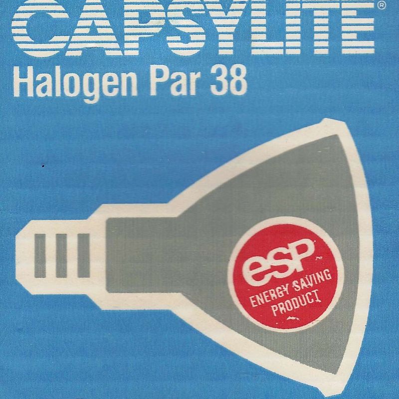 Ampoule Halogène Capsylite PAR38, 150 watts, 120 volts • Sylvania