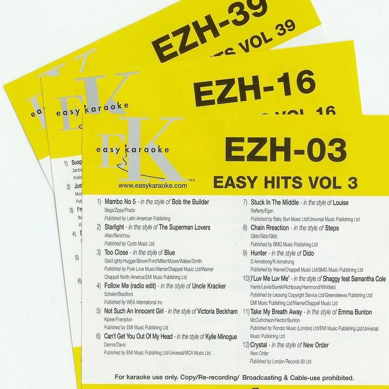 Easy Hits Series Volume 63 • Met aussi en vedette Avril Lavigne