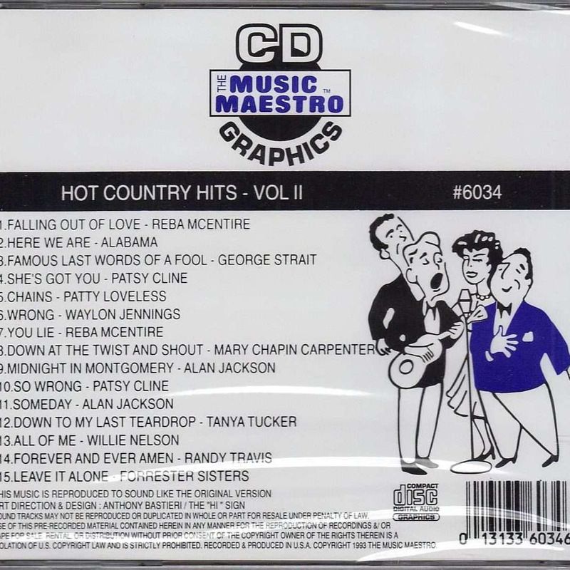 Hot Country Hits - Volume II • Met aussi en vedette Reba McEntire