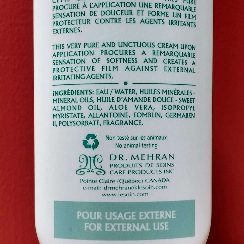 Crème hydratante mains et corps • Dr. Mehran®