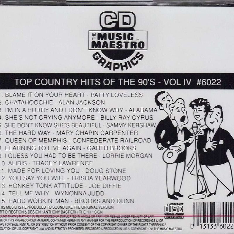 Top Country Hits of the 90’s - Volume IV • Met aussi en vedette Joe Diffie