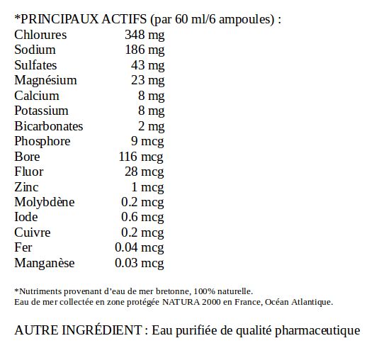 Plasma marin pur® Isotonic en bouteille • Actimar®