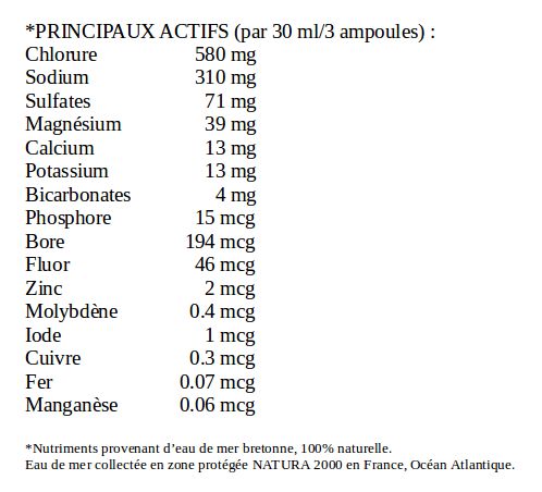 Plasma marin pur® Hypertonic en ampoules • Actimar®