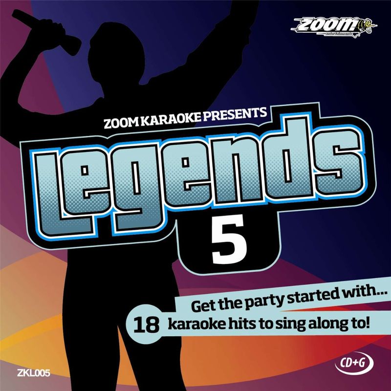 Legends 5 - Karaoke hits to sing along to! • Met aussi en vedette Barry Manilow