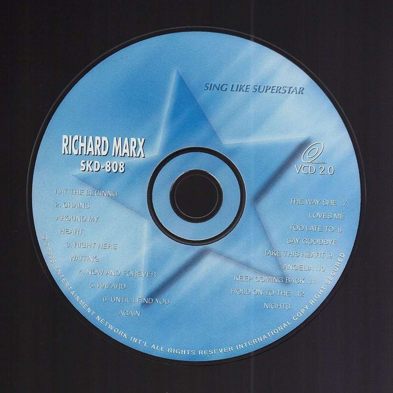 Richard Marx • Entertainment Network *Comme neuf