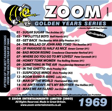 Golden Years - 1969 *Usagé • Met aussi en vedette The Beatles