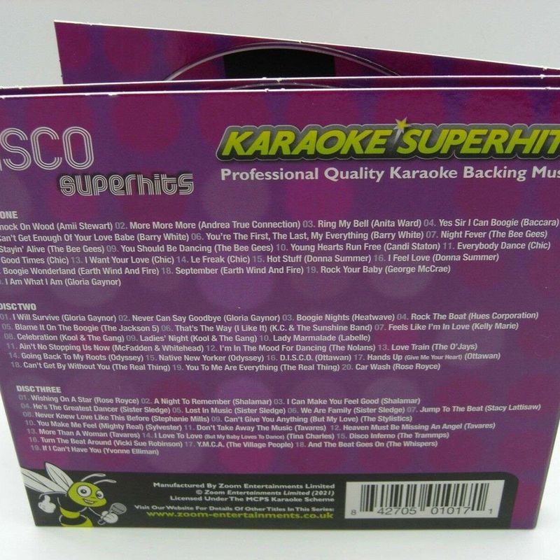 Disco Superhits Box Set - 3 albums kit • Zoom Karaoke