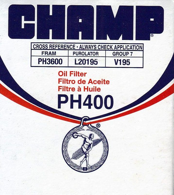 Champ PH400 filtre à huile • Champ