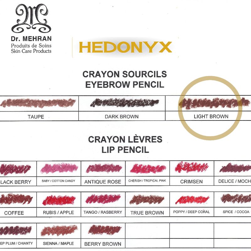 Crayon à sourcils brun léger “LIGHT BROWN” • Dr. Mehran®