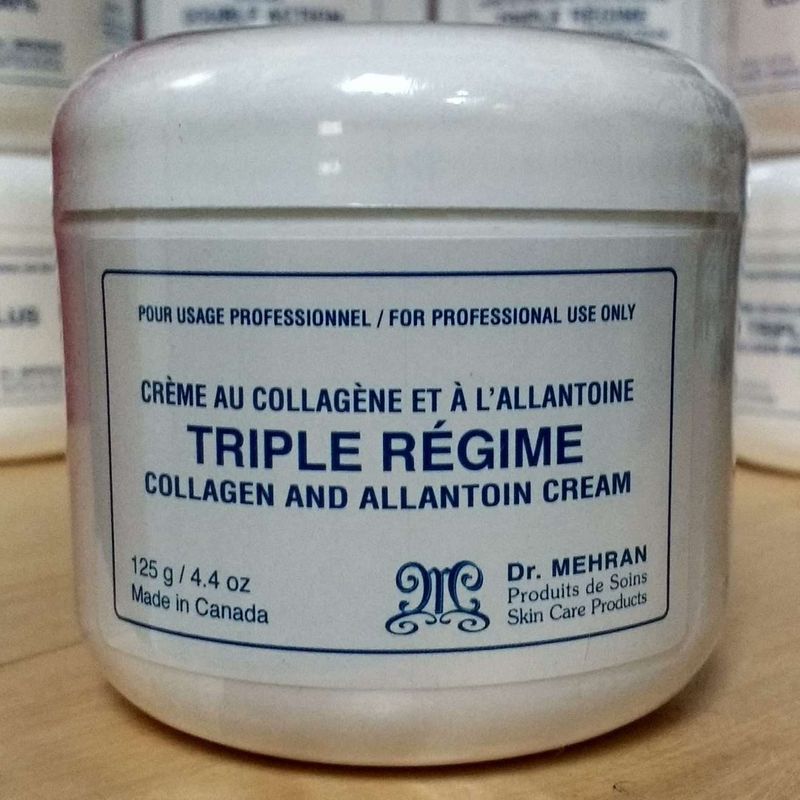 Triple régime 3R® crème au collagène, allantoïne, adoucissante et régénératrice • Dr. Mehran® *Pro