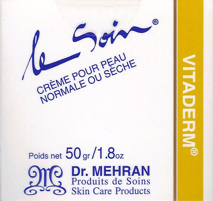 Vitaderm® crème protectrice peau normale ou sèche • Dr. Mehran®