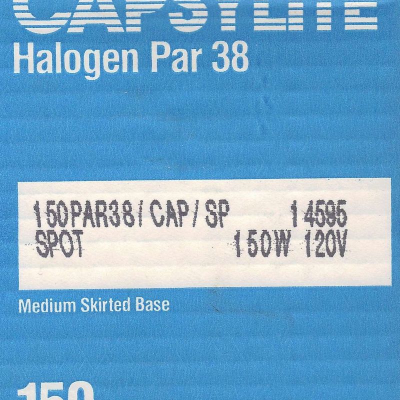 Ampoule Halogène Capsylite PAR38, 150 watts, 120 volts • Sylvania